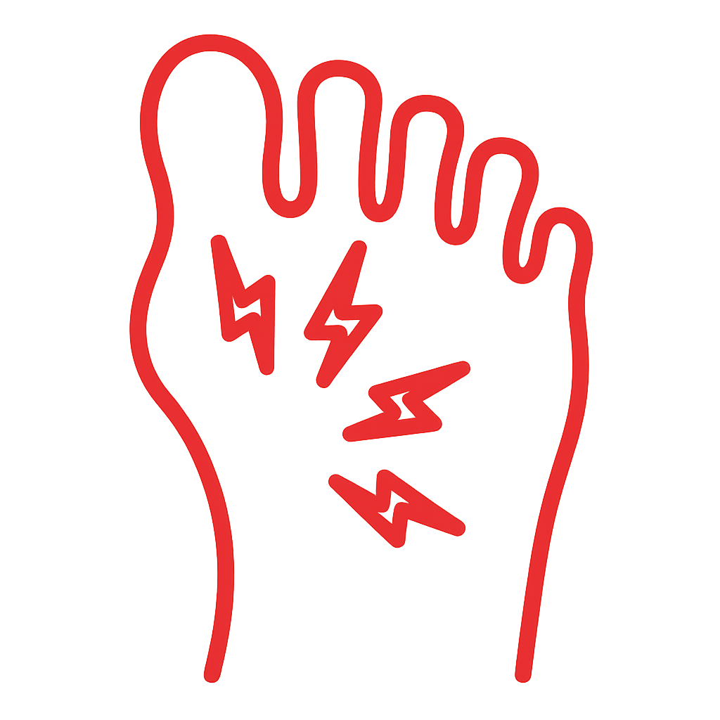 Druckschmerz Zehe Icon