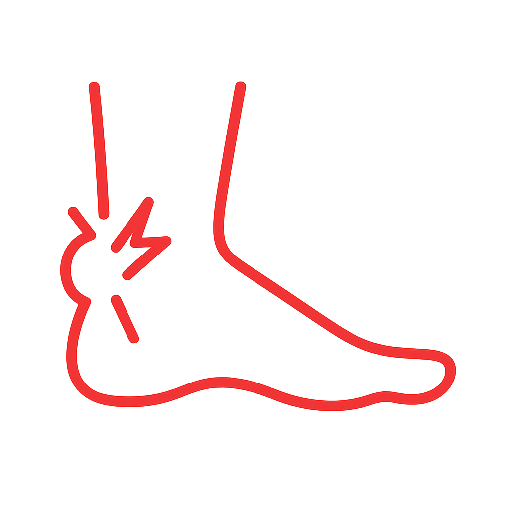 Einklemmung Fuß Icon