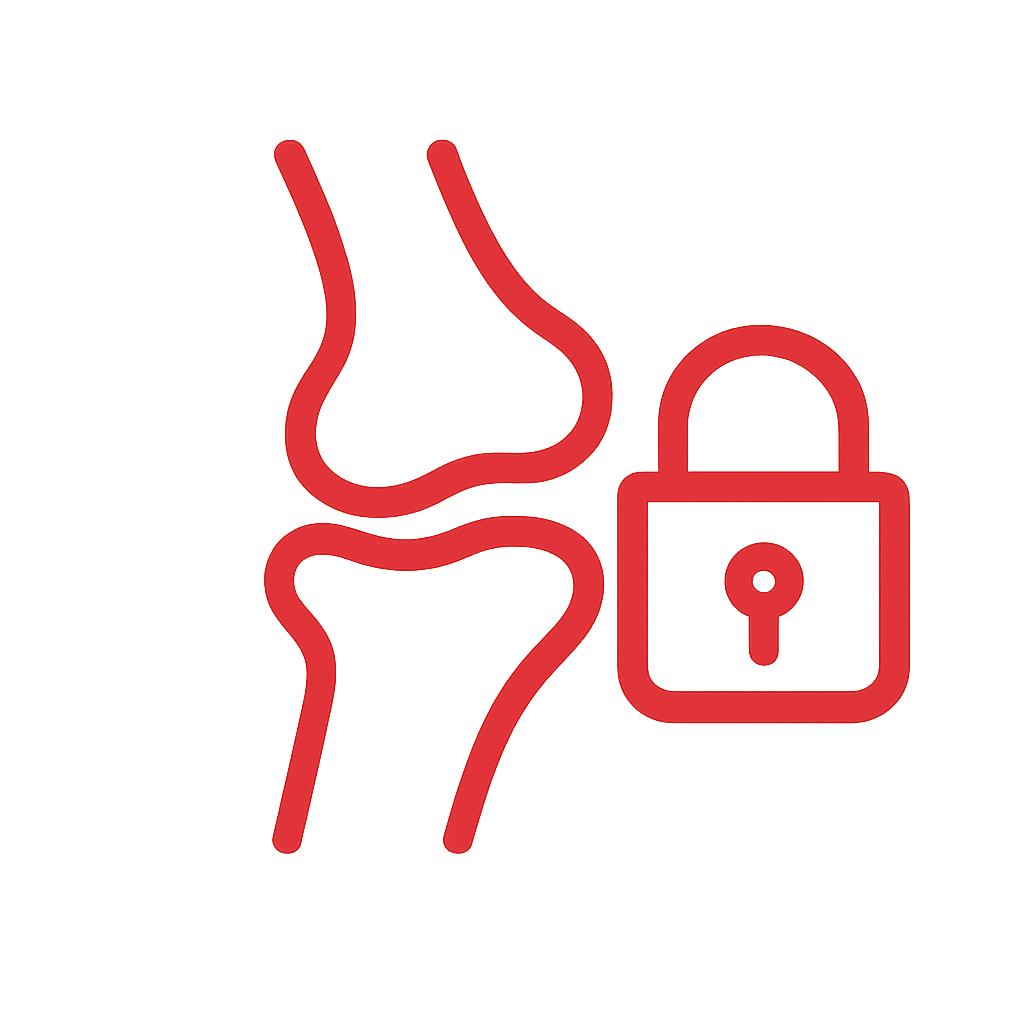 Knieblockade Icon