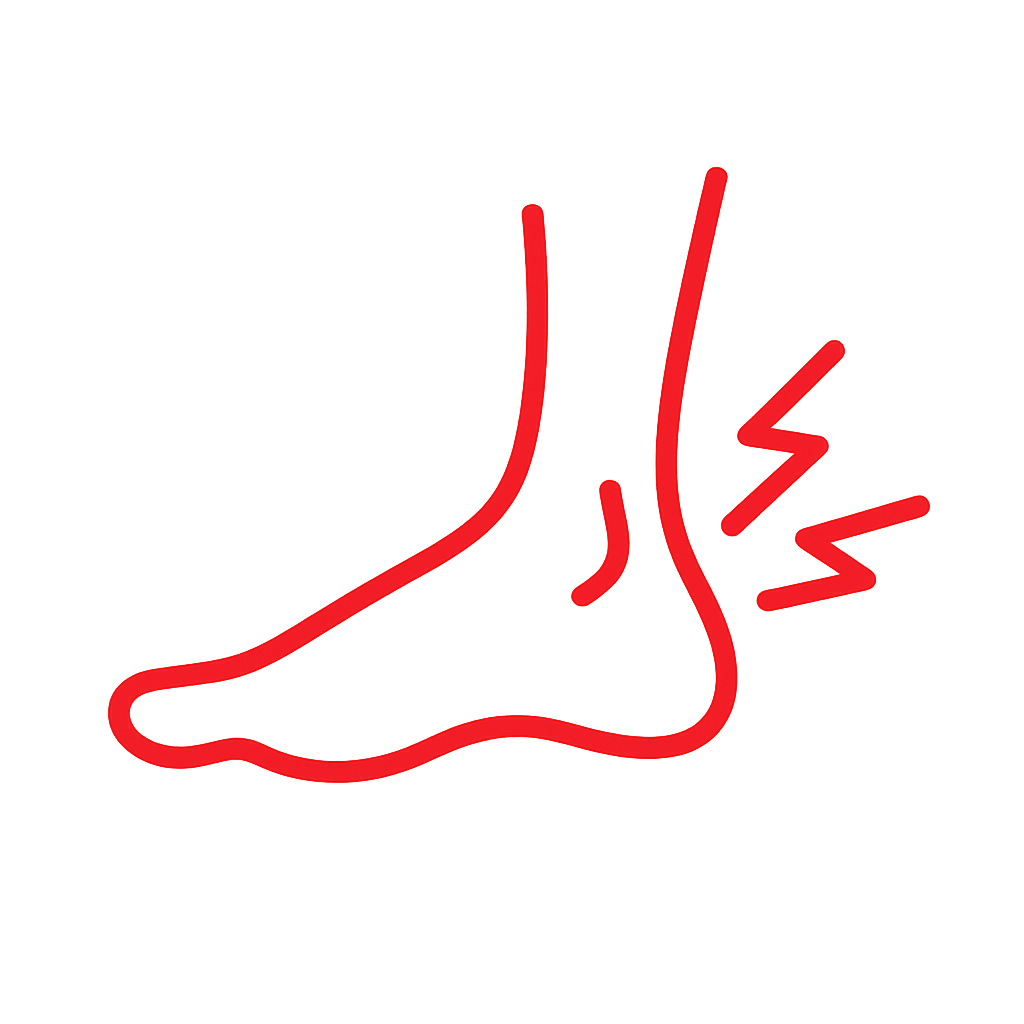 Schmerzen Achillessehne Icon