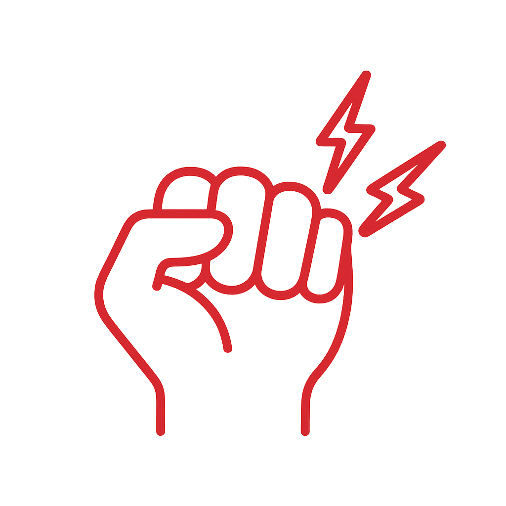 Schmerzen Faustschluss Icon