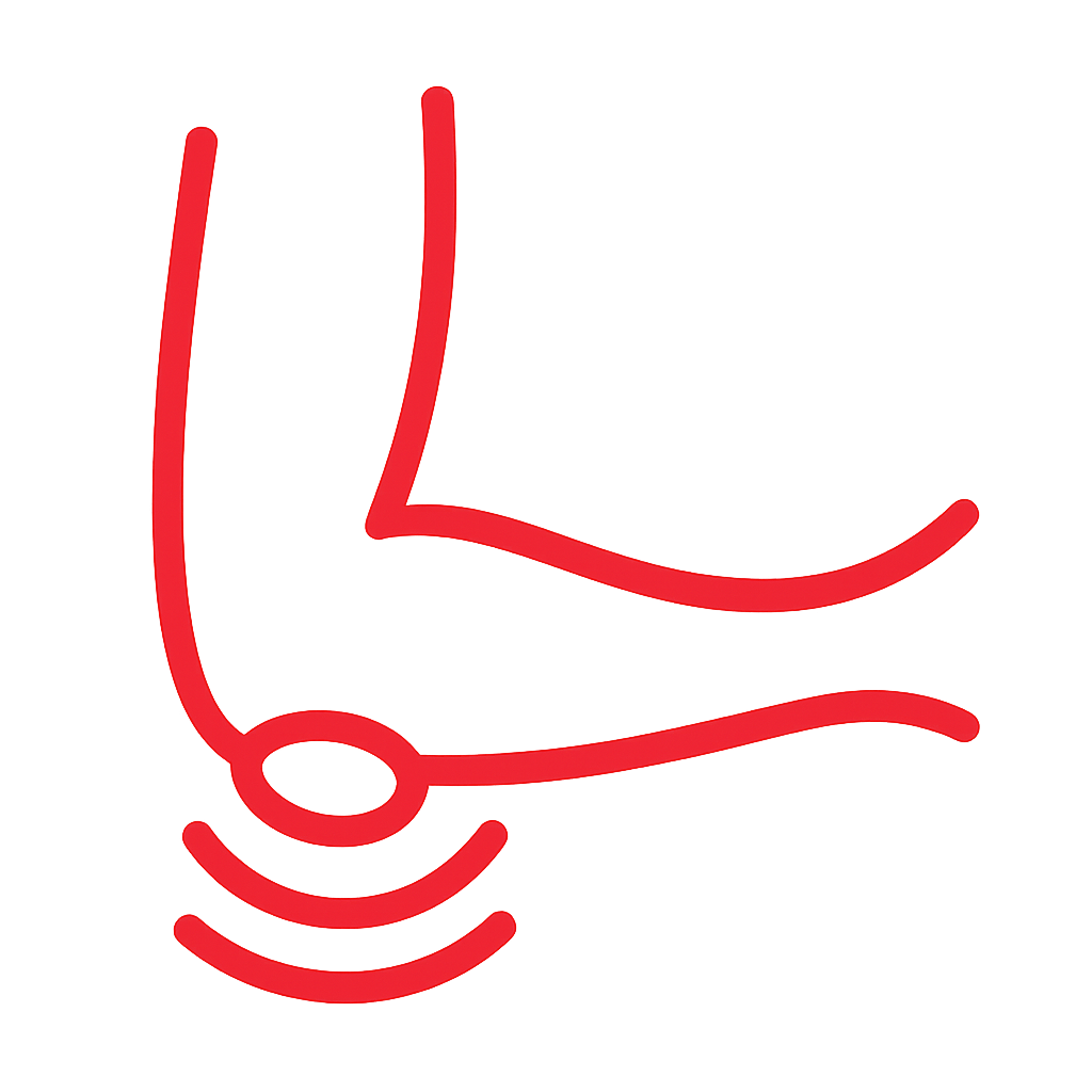 Schwellung Ellenbogen Icon
