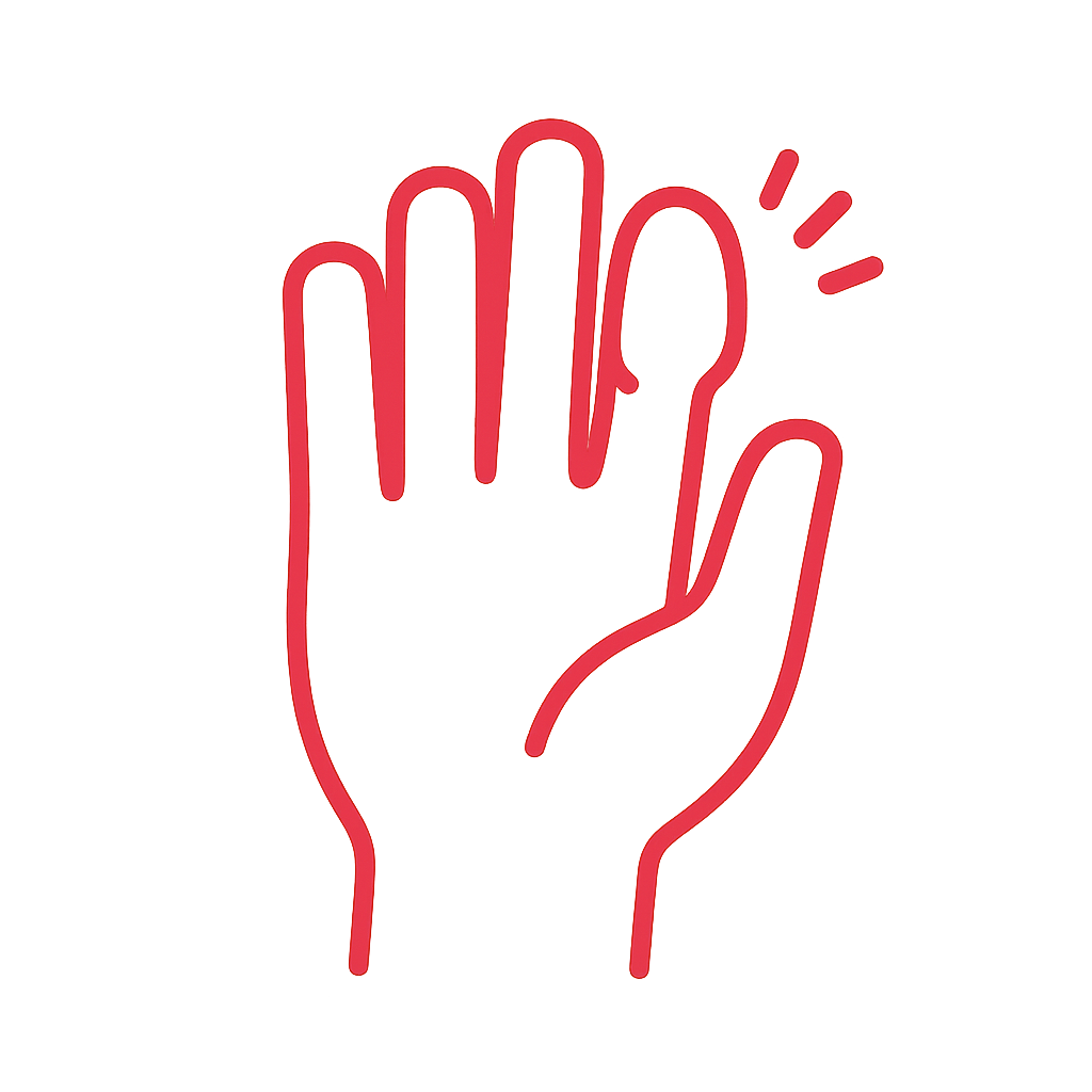 Sschwellung Finger Icon