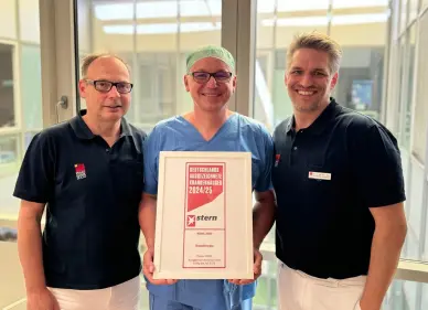 Erneute Auszeichnung für Klinik 2000