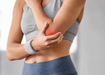Illustration für Schleimbeutelentzündung (Bursitis olecrani)